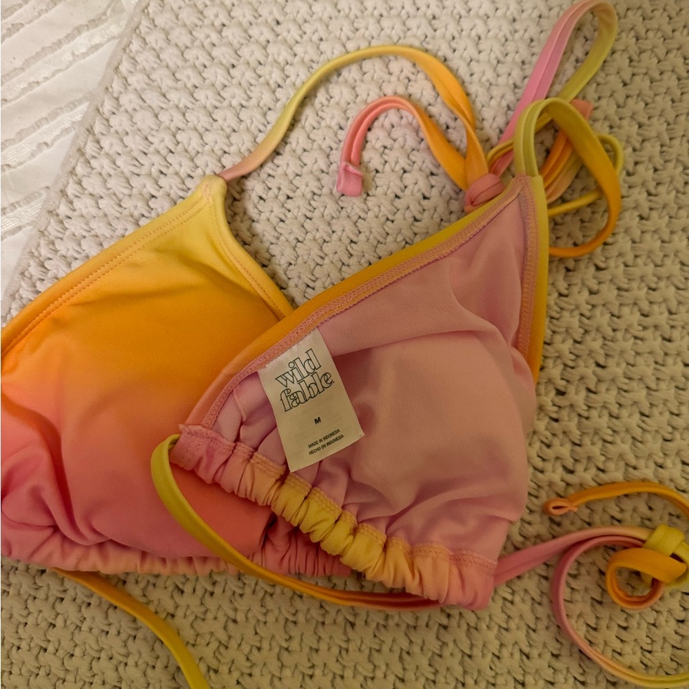 Wild fable ombré bikini. Top worn once, bottoms never worn